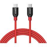 Кабель ANKER Powerline+ USB-C to USB-C 2.0, 0.9м V3 (A8187H91) Red (Powerline+ USB-C to USB-C 2.0 - 0.9м)